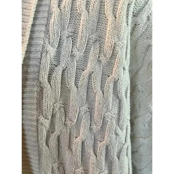 MATILDA JANE long sleeve knit slouchy cream cardigan sweater size medium - Picture 4 of 8